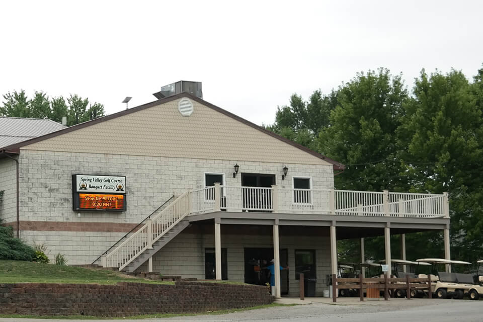 The Spring Valley Clubhouse, Outside