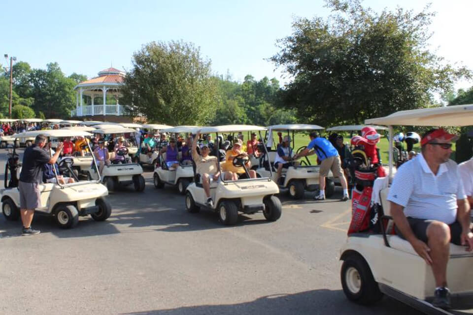 A Large Group of Our Golfers at an Outing
