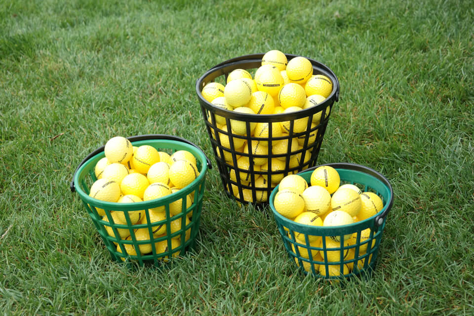 Range Ball Bucket Sizes: Small, Medium, Large